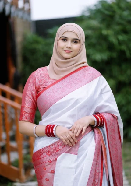 প্রিমিয়াম কাঞ্চিপুরম শাড়ি – Code-09